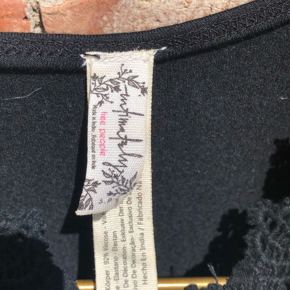 Free people black bodysuit - Picture 3 of 3